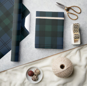 Papel De Presente Blackwatch Tartan Wraping Paper