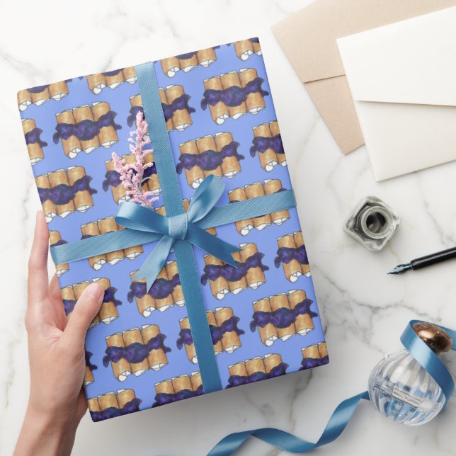 Papel De Presente Blintz Blintz Blintzes Comida de Deli de Blueberry (Presentear)