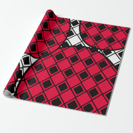 Papel De Presente Blob Harlequin rosa