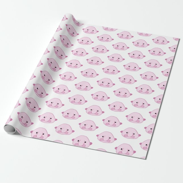 Papel De Presente Blobfish (Desenrolado)
