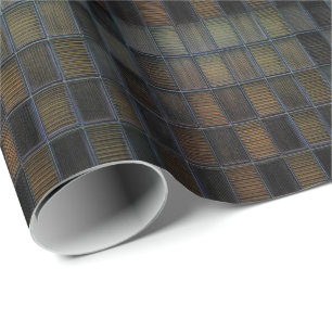 Papel De Presente Bloco de Cor Corduroy de Cores Neutras