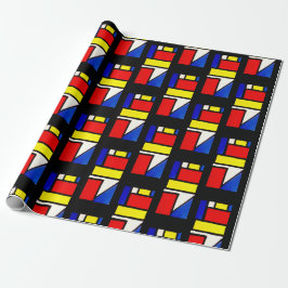 Papel De Presente Bloco de cores