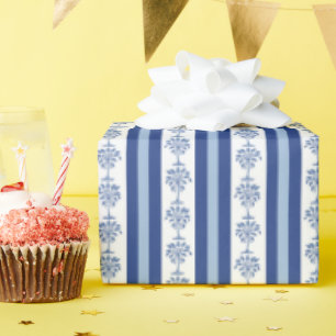 Papel De Presente Bloquear Impressão Palmetto Stripe