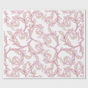 Papel De Presente "Blossom Paisley" Embrulho de Presente Floral Eleg
