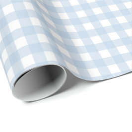 Papel De Presente Blue and White Gingham