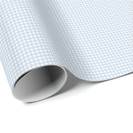 Papel De Presente Blue and White Gingham