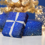 Papel De Presente  Blue Christmas Wrapping Paper<br><div class="desc">Blue Christmas Wrapping Paper</div>