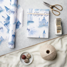 Blue Floral Princess Girl Festa de aniversário