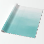 Papel De Presente Blue Ombre<br><div class="desc">Apresentando um padrão ombre de aquarela em azul.</div>