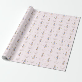 Papel De Presente Blue Peter the Rabbit Beatrix Potter Bunny