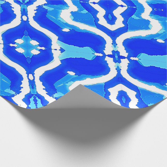Papel De Presente Blue wave minted art (Ponta)