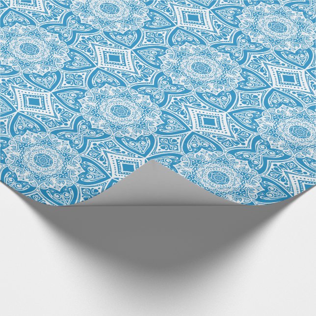 Papel De Presente Bluebird Mandala (Ponta)