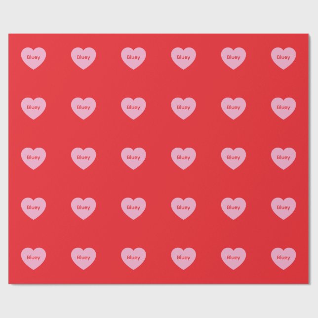 Papel De Presente Bluey Hugs Paper (Aberto)