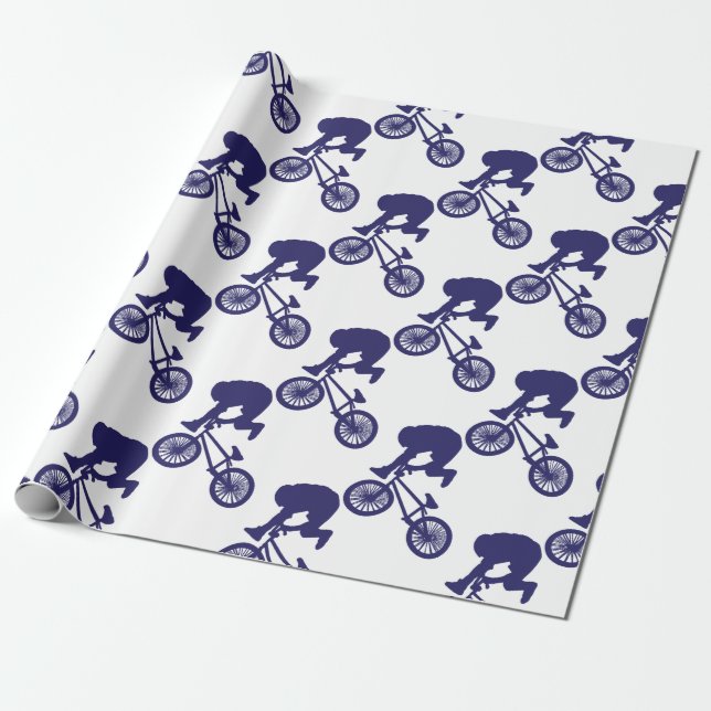 Papel De Presente BMX-Biker (Desenrolado)