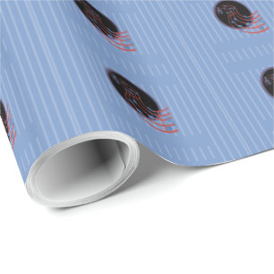 Papel De Presente Boa sorte, círculo preto da música