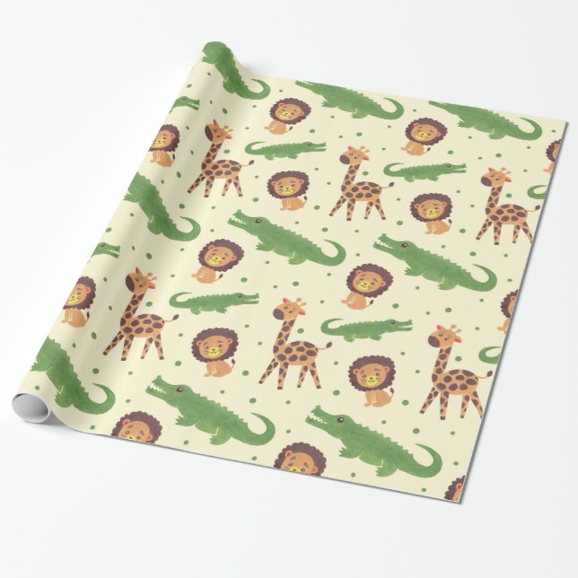 Papel De Presente Boa vinda a África (Desenrolado)