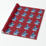 Papel De Presente Bob Cratchit e Tiny Tim Christmas Carol<br><div class="desc">Imagem de Bob Cratchit e Tiny Tim retrabalhou de A Christmas Carol de Charles Dickens.  Sinta-se à vontade para adicionar seu próprio texto. frontiernow.com</div>