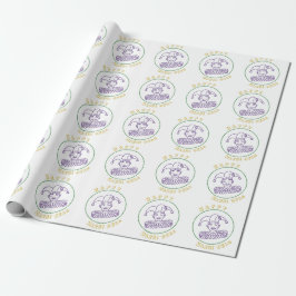 Papel De Presente Bobo Festivo - Mardi Gras - Celebração do Carnaval