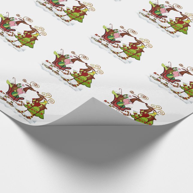 Papel De Presente Bobo Whimsey Christmas Mooks (Ponta)