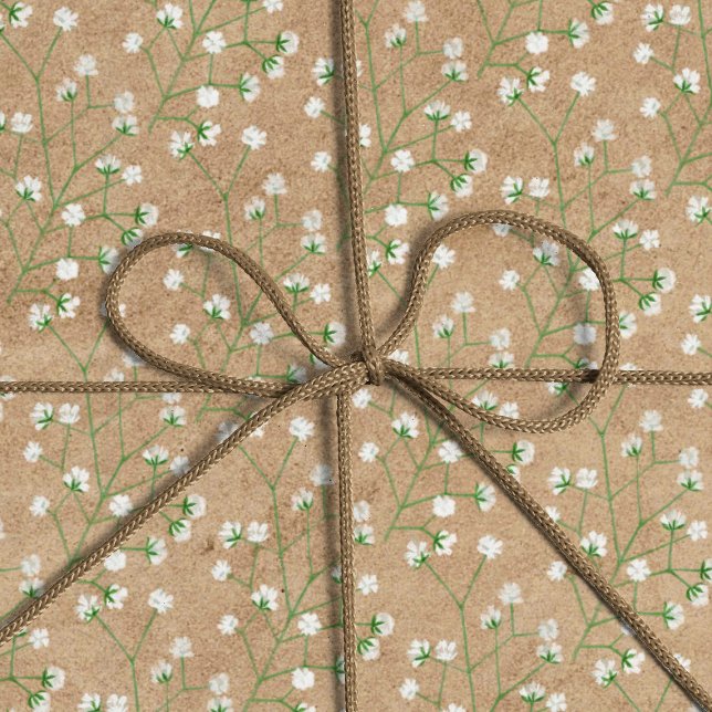 Papel De Presente Boho Chic Baptism (Criador carregado)