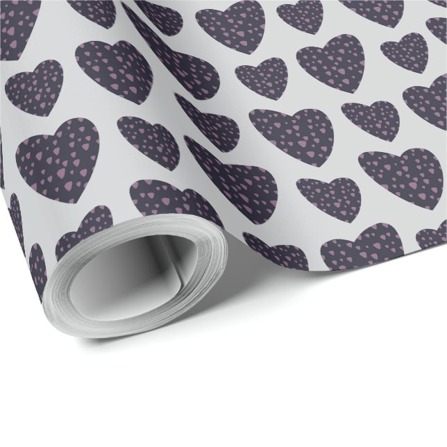 Papel De Presente Boho Flor Padrão Floral Moderno (Ponta do rolo)