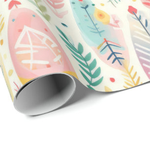 Papel De Presente Boho fofo pastel