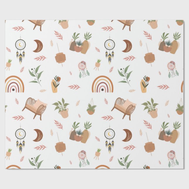 Papel De Presente boho-inspired wrapping paper (Aberto)