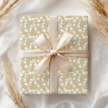Papel De Presente Boho Pastel Floral Girly Retro<br><div class="desc">Embalagem floral de pasta mole. Veja nossa linha de cheio de produtos de plástico de presentes em nossa loja Zazzle.</div>