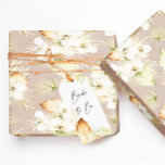 Papel De Presente Boho Tropical Bridal Wrappaper<br><div class="desc">Boho Tropical Wrapping Paper. Excelente para casamentos,  aniversário ou chás de panela</div>