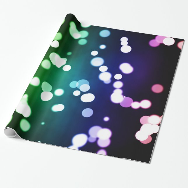 Papel De Presente Bokeh (Desenrolado)