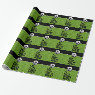 Papel De Presente Bola de futebol come sono futebol repete citações