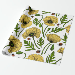 Papel De Presente Bolachas e biscoitos amarelos
