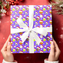 Bolas Esportivas Usando Chapéu de Papai Noel Natal