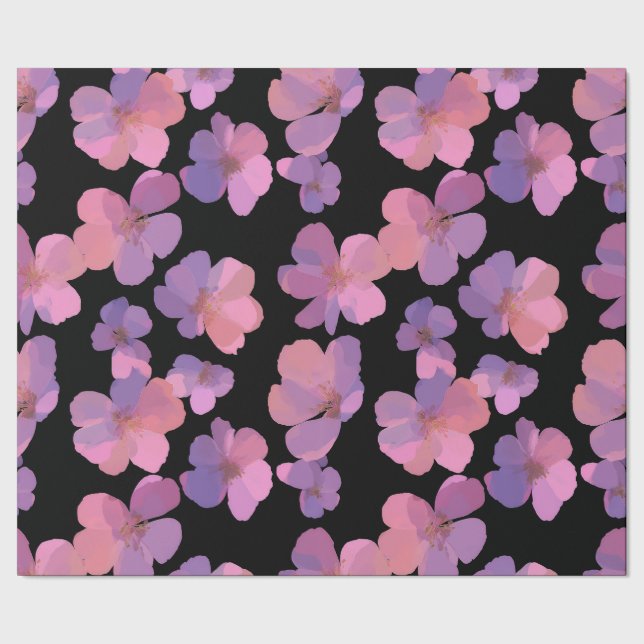 Papel De Presente Bold Floral Spring Gift Wrap (Barra)