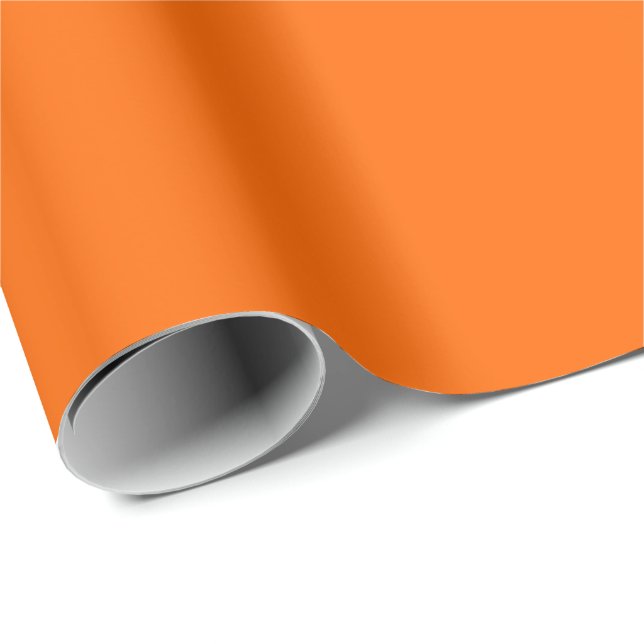 Papel De Presente Bold Orange To Match Our Orange Sets (Ponta do rolo)