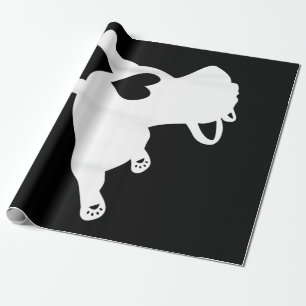 Papel De Presente Boletim Francês Yoga Pose Love Heart Gift