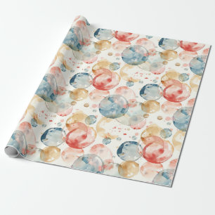 Papel De Presente Bolhas Diversas
