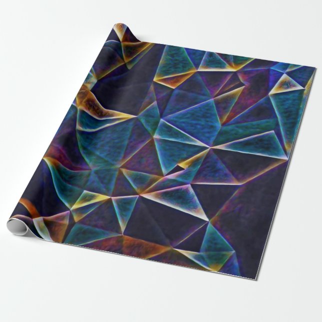 Papel De Presente Bolhas quebradas (Desenrolado)