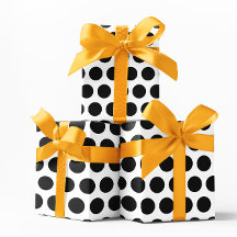 Bolinhas brancas e pretas