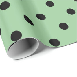 Papel De Presente Bolinhas clássicas, legal, elegantes e pretas, ver