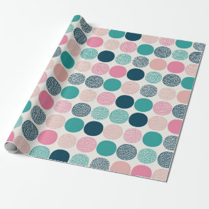 Papel De Presente Bolinhas Coloridas bonito