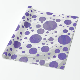 Papel De Presente Bolinhas da mancha do mirtilo