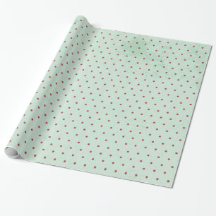 Papel De Presente Bolinhas de Natal - Polkadot Wraping Paper