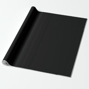 Papel De Presente Bolinhas Preto branco grande e brilhante padrão