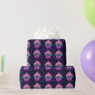 Papel De Presente Bolinhos 