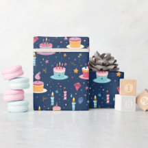 Bolo de Aniversário com Velas Molhando Papel