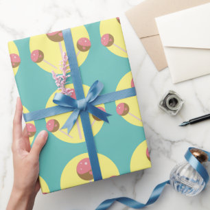 Papel De Presente Bolo de Natal Pop Valentino 