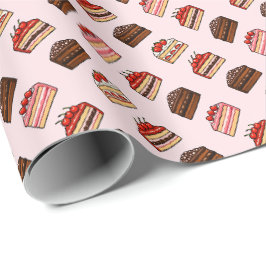 Papel De Presente Bolos