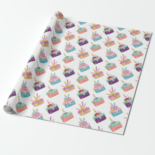 Papel De Presente Bolos de Celebração
