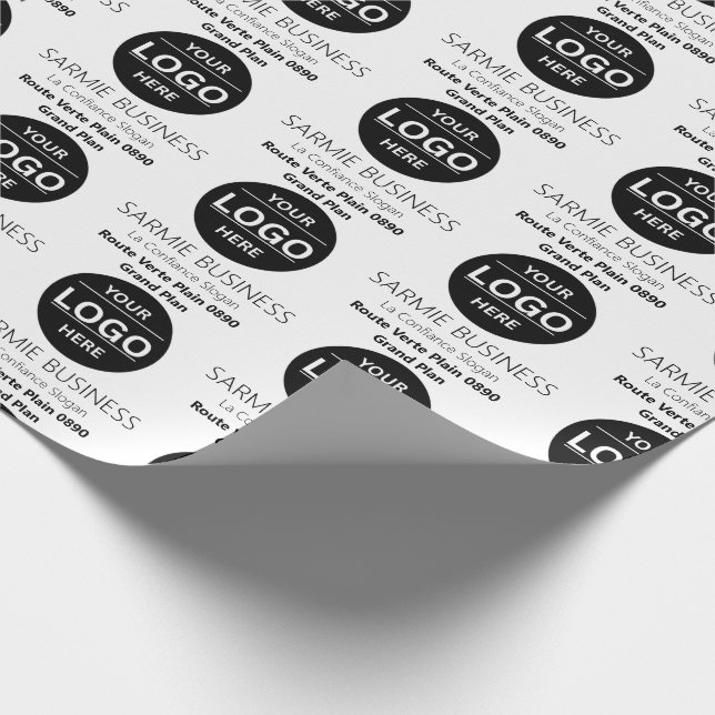 Papel De Presente Bolsa Básica de Logo Personalizado, Bolsa de Compr (Ponta)